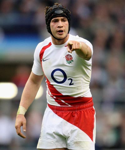 Danny Cipriani in action for England during the 2008 Six Nations Championship