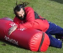 France's Sebastien Chabal pictured during a training session
