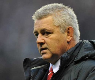 Wales coach Warren Gatland pictured at Twickenham, England v Wales, Six Nations, Twickenham, England, February 6, 2010