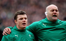 Brian O'Driscoll joins John Hayes in a stirring rendition of the Irish national anthem