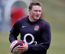 Northampton's Chris Ashton in action during an England training session