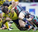 Clermont's Julien Pierre is brought to ground