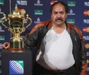 A lucky fan gets up close and personal with the Rugby World Cup