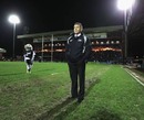 Sale director of rugby Kingsley Jones on the pitch at Edgeley Park