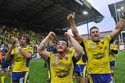 Clermont celebrate booking a Top 14 Final berth