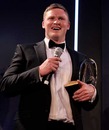 Northampton's Chris Ashton poses with the Premiership Player of the Season award