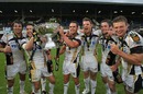 Ospreys celebrate with the Magners League silverware