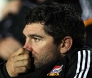 Chiefs fly-half Stephen Donald watches on