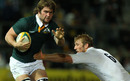 Ben McCalman slips past the tackle of Chris Robshaw for the Australian Barbarians against England