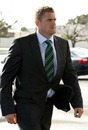 Ireland's Jamie Heaslip attends a disciplinary hearing