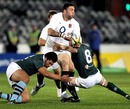 England's Matt Banahan looks to breach the Australian Barbarians' defence