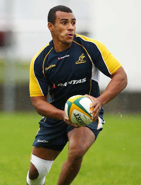 Australia's Will Genia pictured druing a training session
