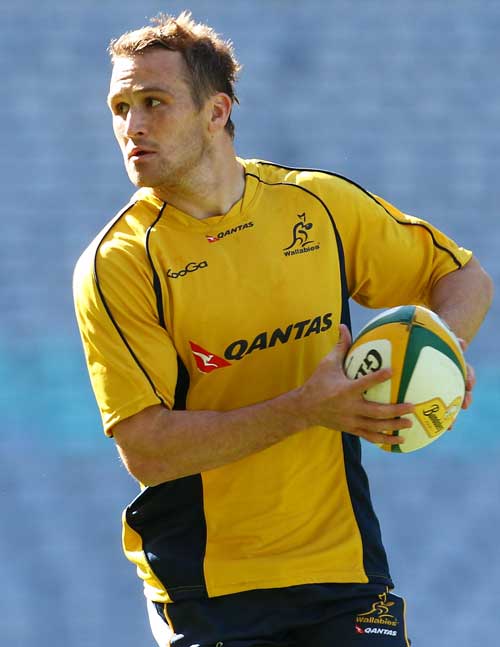 Australia's Matt Giteau prepares for his international return