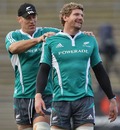 New Zealand's Brad Thorn and Adam Thomson