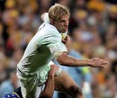 England's Lewis Moody on the charge