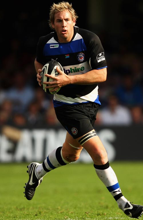Butch James in action for Bath during the 2008-09 English Premiership