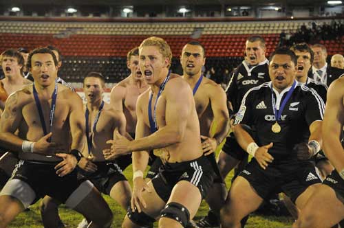 New Zealand U20s perform the Haka
