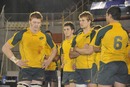 Australia U20s look on dejected after defeat to their New Zealand counterparts