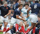 France's Vincent Clerc looks to clear his lines