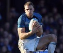 Andrew Henderson claims a high ball during the Heineken Cup match whilst playing for Glasgow