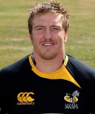 Wasps No.8 Andy Powell, Wasps Photocall, Acton, England, July 19, 2010