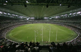 A general view of the Docklands Stadium, Melbourne, Australia, April 9, 2010