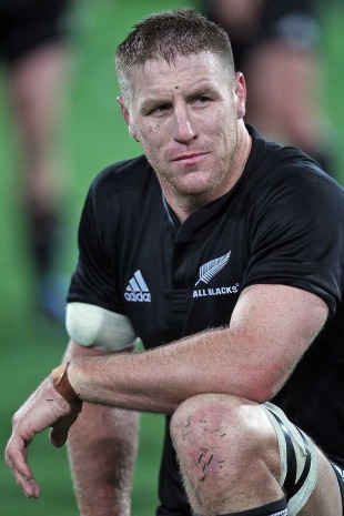 All Blacks lock Brad Thorn reflects on a game, New Zealand v South Africa, Tri-Nations, Westpac Stadium, Wellington, New Zealand, July 17, 2010