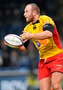 Newport Gwent Dragons captain Tom Willis looks to off-load