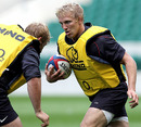 New England skipper Lewis Moody carries the ball