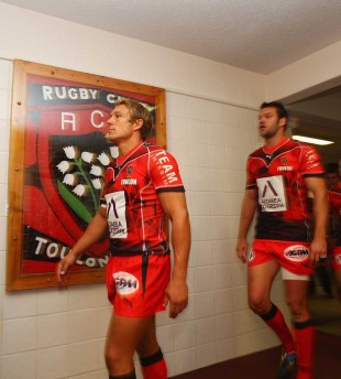 Toulon fly-half Jonny Wilkinson walks out at the Stade Mayol, Toulon v Saracens, European Challenge Cup, Stade Mayol, Toulon, France, October 15, 2009
