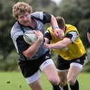 All Black Adam Thomson gets stuck in at New Zealand Sevens training