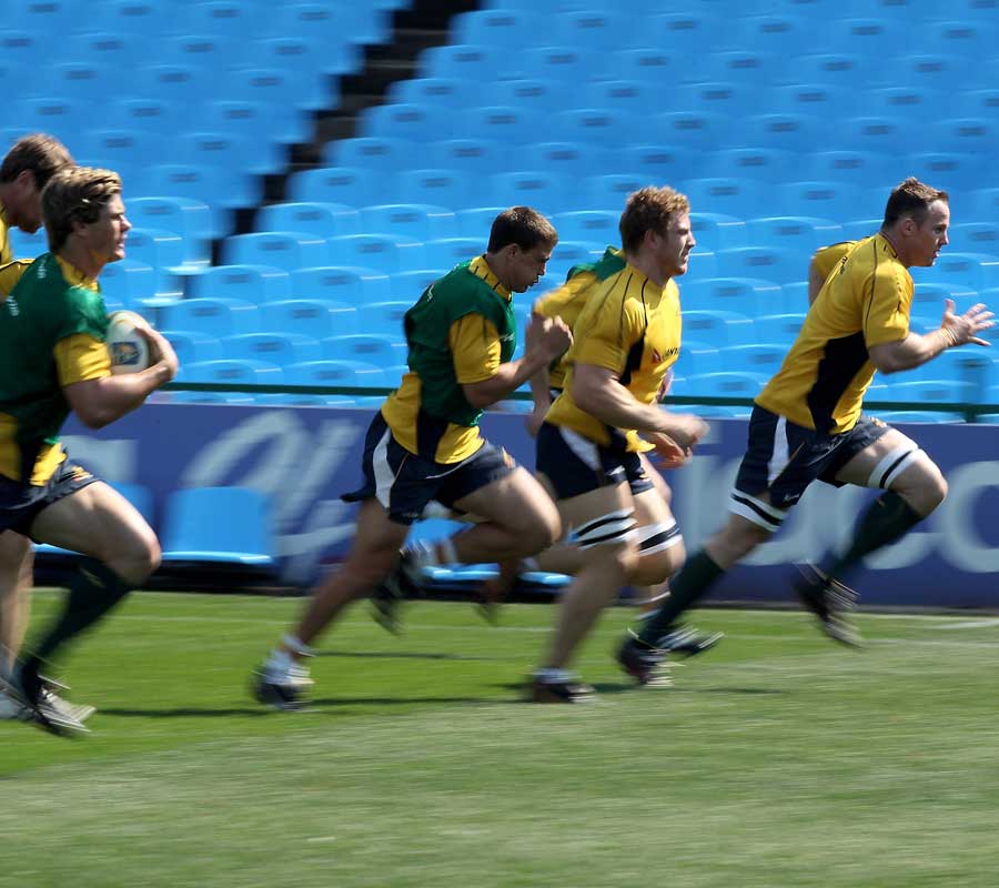 The Wallabies are put through their paces at Loftus