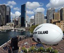 A Rugby World Cup promotion takes shape in Sydney Harbour