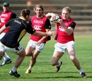Dewald Potgieter in action during a Springbok training session