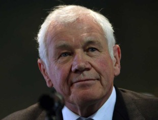 Leicester Tigers chairman Peter Tom, Leicester press conference, Welford Road, Leicester, England, November 7, 2007