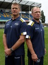 Leeds' director of rugby Andy Key and head coach Neil Back