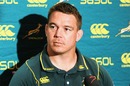 John Smit answers questions from the press prior to South Africa's Tri-Nations clash with Australia