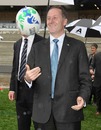 New Zealand Prime Minister John Key pictured at Eden Park