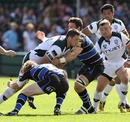 Declan Danaher drives in to contact against Bath 
