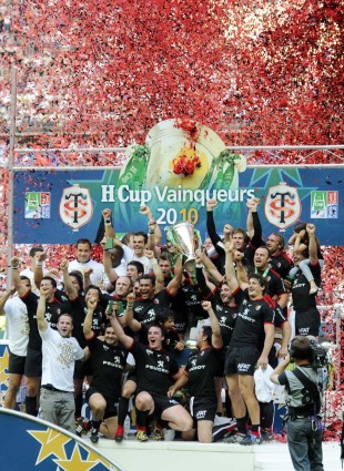 Toulouse celebrate winning the Heineken Cup, Biarritz v Toulouse, Heineke Cup Final, Stade de France, Paris, France, May 22, 2010
