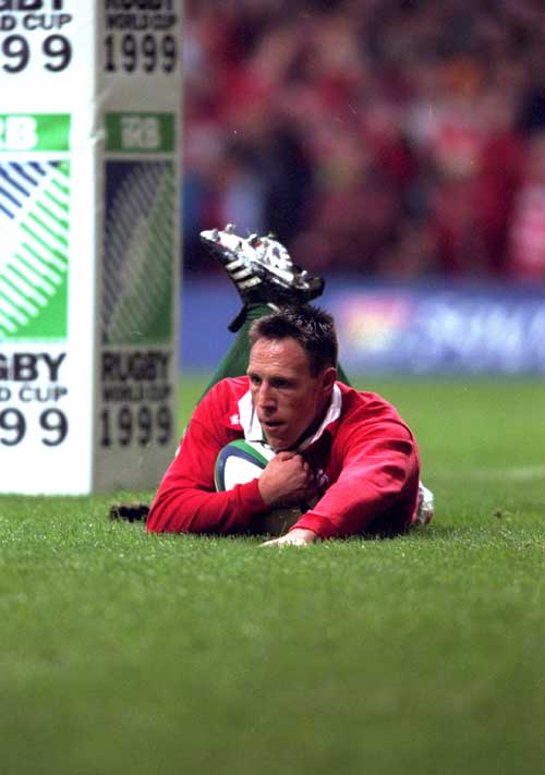 Mark Taylor scores for Wales