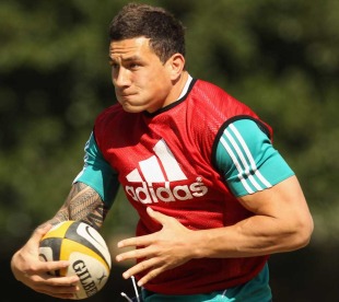 Sonny Bill Williams takes the ball on at All Blacks training, New Zealand training session, Hong Kong, October 28, 2010