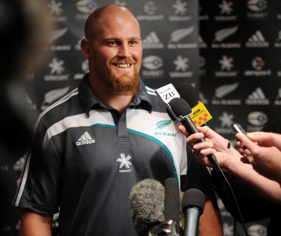 New Zealand's Ben Franks enjoys being centre of attention