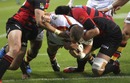 Waikato's Toby Smith powers over to score