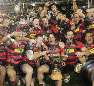 Canterbury celebrate after winning the ITM Cup, Canterbury v Waikato, ITM Cup Final, AMI Stadium, Christchurch, New Zealand, November 5, 2010