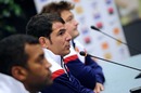 France coach Marc Leivremont fronts a press conference