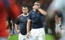 France captain Imanol Harinordoquy awaits the resumption of play