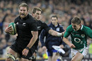 Kieran Read races clear to score another try for New Zealand