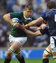 South Africa;s Bakkies Botha takes on Nathan Hines 