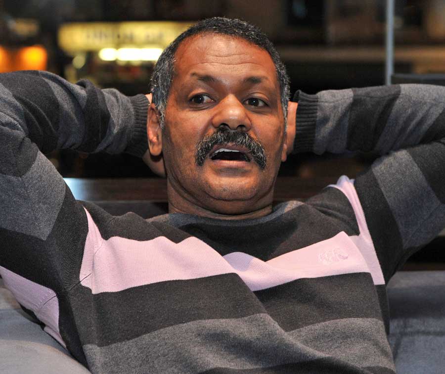 Springboks coach Peter de Villiers in relaxed mood